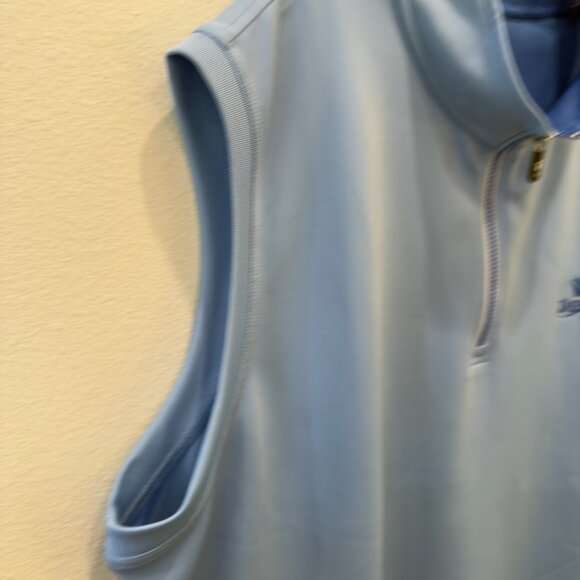 Imperial F&G Tech Men’s 1/4 Zip Golf Vest Blue Performance XXL Casual Comfort - Picture 6 of 13